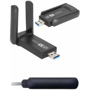 Resim Wifi Alıcı Dual Band Usb 3.0 Adaptör Kablosuz Windows 7/8/10/11 Diğer 