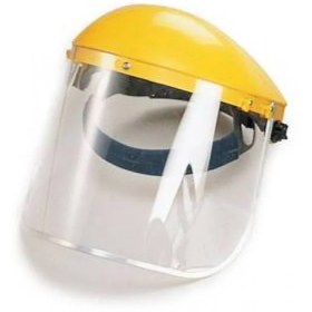 Resim Skygo Tırpan Maskesi, Yüz Siperi - Şeffaf Camlı, Göz ve Alın Korumalı 