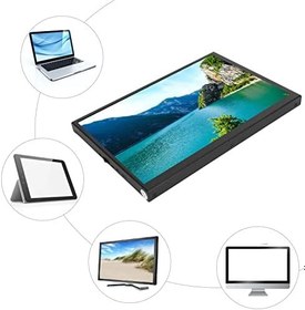 Resim Taşınabilir Monitör, 8.9 İnç 1920x1200 LCD Dokunmat Ekran, 160 Derece Tam Görünüm Harici Monitör İkinci Ekran Için RPi 4 3 2 B B+ A 