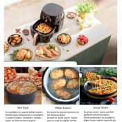 Resim Sweet Rui 7 Inç 13 Adet Hava Fritözü Aksesuarları/philips Xxl, Xiaomi, Yui, Kumtel ile Uyumlu (Yurt Dışından) 