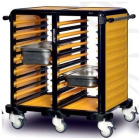 Resim Gastrolley İkili Gn Küvet Taşıma Arabası 75 2 Yanı Kapalı 93 X 71 X 99 Cm 