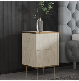 Resim Komodin Kozan Traverten Gold 