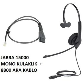 Resim Jabra Bız 1500 Mono Qd Nc Mikrofonlu Telefon Kulaklığı Ve 8800 Kablo 