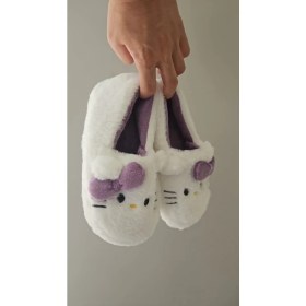Resim Yumuşak Tüylü Peluş Panduf Terlik Ev Kadın Panduf 