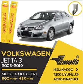 Resim Volkswagen Jetta Muz Silecek Takımı 2006-2010 İnwells 