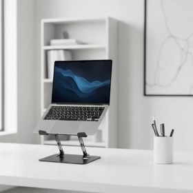 Resim Prexua Flexer Ayarlanabilir Ergonomik Laptop Standı - Tablet Standı - Metal - Siyah - FLX2320BL (Siyah) 