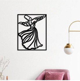 Resim Semazen Metal Duvar Dekoru 