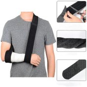 Resim 1 Adet Siyah Kol Askısı - Ayarlanabilir Hafif Ve Rahat Omuz Sabitleyici - Kaiyi 