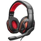 Resim Hytech HY-G9 Banner Gaming Oyuncu Mikrofonlu Kulaklık Siyah Kırmızı 