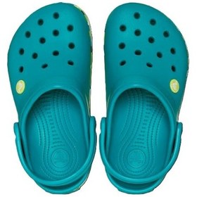 Resim Crocs Crocband Glow Confetti Band Clog Unisex Çocuk Terlik 212523 Petrol 