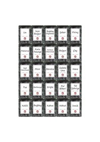 Resim 12'li Etiketli Jumbo Boy Dikdörtgen Erzak Saklama Kabı Seti 2000ml Antrasit 