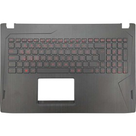 Resim Asus Fx502ve Klavye Kasa Siyah Işıklı Kırmızı 