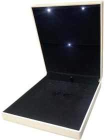 Resim Özer Kutu Işıklı Büyük Set Kutusu Beyaz 19 x 22 CM 