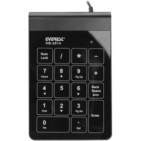 Resim Genel Markalar EVEREST uyumlu KB-2014 USB DOKUNMATİK NUMERİK STANDART KLAVYE SİYAH (0) 