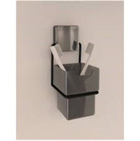 Resim Erdal Ekici Dekorev Diş Fırçalık Siyah Dc-5064 