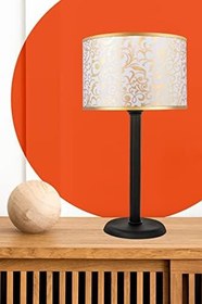 Resim MİNİMAL E-TİCARET & BİLGİ TEKNOLOJİLERİ Line Andezit Siyah Abajur (Spiral Beyaz) 