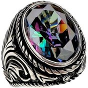 Resim Mistiktopaz Taşlı Erkek Yüzüğü 230047494g23y 