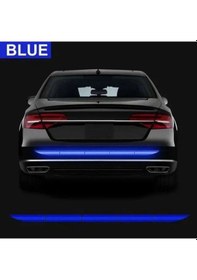Resim Araba Etiket Yansıtıcı Uyarı Güvenlik Bandı Anti Çarpışma Uyarı Yansıtıcı Blue 