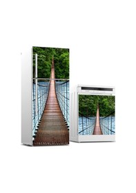 Resim Buzdolabı Ve Bulaşık Makinası Beyaz Eşya Sticker Kaplama Köprü 