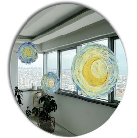 Resim Yuvarlak Ayna, Pinterest Ayna, Renkli Duvar Dekoru, Pinterest Oda Dekoru, Kırılmaz Dekorafif Ayna 