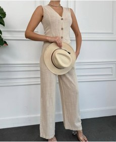 Resim MODA Kadın Keten Pantolon 
