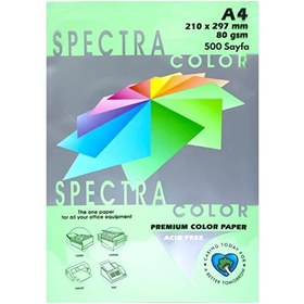 Resim Elitrulo A4 Renkli Fotokopi Kağıdı 80 Gr 1 Paket 500 Yaprak - Açık Yeşil 