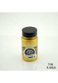 Resim Cadence Dora Hibrit Metalik Boya 90 Ml. 7136 R.Gold 