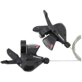 Resim Shimano Sl-m315 Rapid Fire Plus Vites Kolu Takımı 3x7 Siyah 