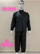 Resim NGV Motorcu Yağmurluğu - Esnek Kalın Kumaş - Rüzgar ve Su Geçirmez - Yüksek Kalite - Alt Üst Takım 