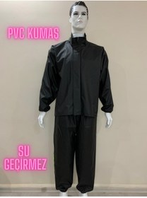 Resim NGV Motorcu Yağmurluğu - Esnek Kalın Kumaş - Rüzgar ve Su Geçirmez - Yüksek Kalite - Alt Üst Takım 