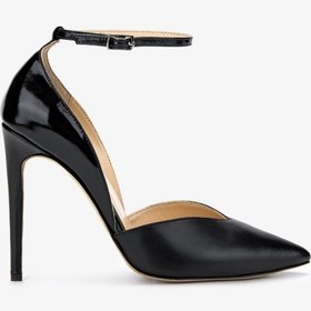 Resim Valmenti Kadın Hakiki Deri Siyah Topuklu Ayakkabı 1074 2282 Bn Ayk Y25 Sıyah Siyah 