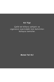Resim Hilal Fırça Mangal-ızgara-tost Makinesi Temizleme Tel Fırça 