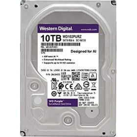 Resim Wd 10TB Purple WD102PURZ 7200 Rpm 256MB Cache Sata 6.0gb-S 3.5" Harddisk 