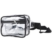 Resim Kosona Pvc Su Geçirmez Şeffaf Askı Çanta - Spor, Seyahat, Güvenlik Kontrolü İçin Çapraz Çantı, Telefon Ve Eşya Saklama, Mor Renk Mor 