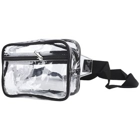 Resim Kosona Pvc Su Geçirmez Şeffaf Askı Çanta - Spor, Seyahat, Güvenlik Kontrolü İçin Çapraz Çantı, Telefon Ve Eşya Saklama, Mor Renk Mor 