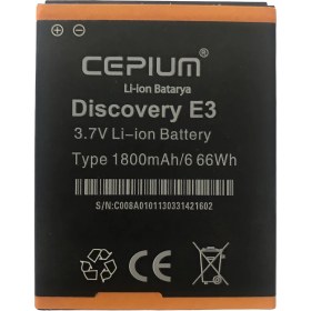 Resim Cepium Discovery E3 Güçlendirilmiş Batarya 