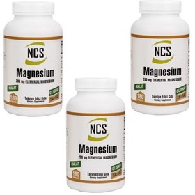 Resim Magnesium Malat Glisinat Taurat 180 Tablet 3 Kutu Magnezyum 540 Tablet 