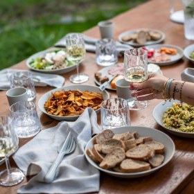 Resim Koziol 4'lü Tabak 24 cm Mercan 