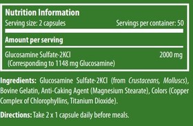 Resim Scitec Nutrition Mega Glucosamine (Glukozamin) 100 caps 