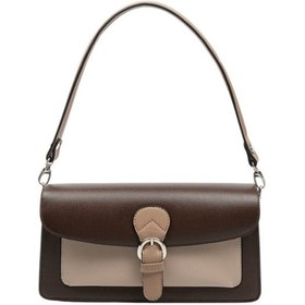 Resim Silver Polo Sp1279 Kadın Omuz Çantası Düz Kahve-m105 Koyu Bej-latte 