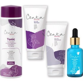 Resim C'enta Beauty Kuru Ciltler için Gündüz Kremi 50 ML + Gece Kremi 50 ML + Nem Bombası Serum 30 ML + Tonik 200 ML 