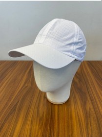 Resim Hamze Mikro Paraşüt Delikli Kumaş Yazlık Unisex Beyzbol Cap Şapka Beyaz 