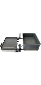Resim Bimeks Turbomeks Bazlama Lahmacun Grill Makinesi (Granit Tava) 