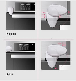 Resim Portakal Safety Fırın Kilidi 8 CM x 5.5 CM 