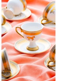 Resim Acar Franco 6 Kişilik Kahve Fincanı Takımı - 90 Ml Beyaz 