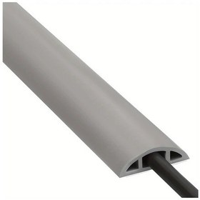 Resim Topnotch Kendinden Yapışkanlı 2m Gri Pvc Kablo Kanalı Zeminde Güç Kablosu Koruma Ev Ofis 