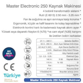Resim Master AC ÖRTÜLÜ ELEKTROD KAYNAK MAKİNESİ 