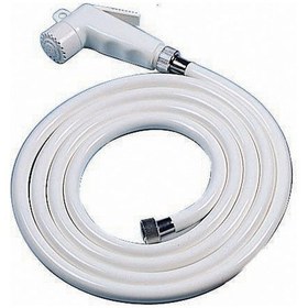 Resim Beyaz Hortumlu Plastik Mandallı Duş Başlığı - Tekne Yat Karavan 2.5 M 