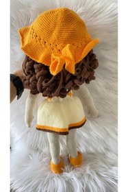 Resim Renklere Dokunarak Amigurumi Iki Elbiseli Pınar Bebek 