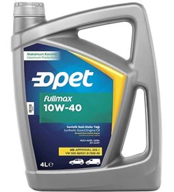 Resim Opet Fullmax 10W-40 Sentetik Motor Yağı 